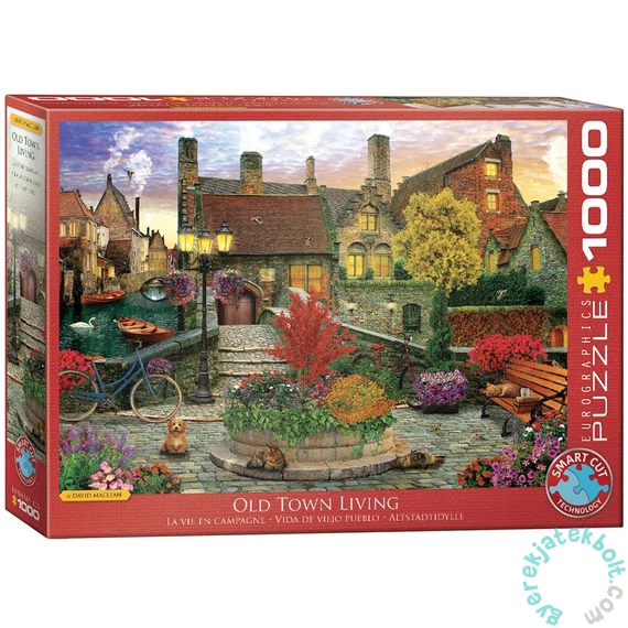 EuroGraphics 1000 db-os puzzle - Old Town Living, Dominic Davison (6000-5531)