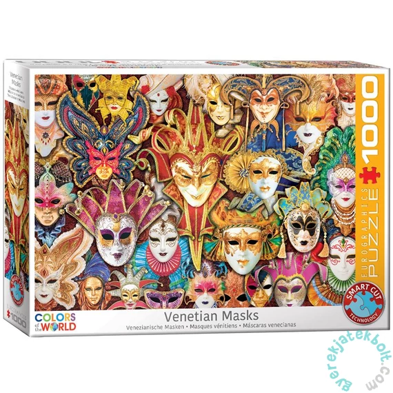 EuroGraphics 1000 db-os puzzle - Venice Carnival Masks (6000-5534)