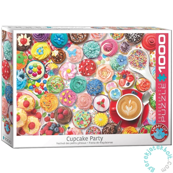 EuroGraphics 1000 db-os puzzle - Cupcake Party (6000-5604)