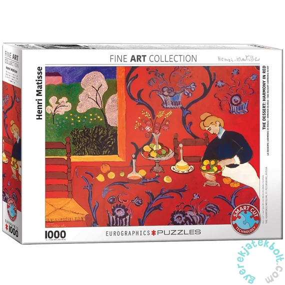 EuroGraphics 1000 db-os puzzle - Harmony in Red by Henry Matisse - Fine Art Collection (6000-5610)
