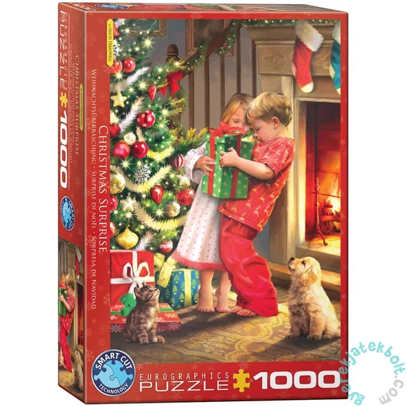 EuroGraphics 1000 db-os puzzle - Chistmas Surprise by Simon Treadwell (6000-5640)