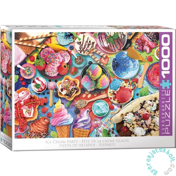 EuroGraphics 1000 db-os puzzle - Ice Cream Party (6000-5699)