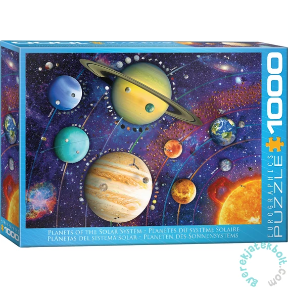 EuroGraphics 1000 db-os puzzle - Planets of the Solar System (6000-5823)
