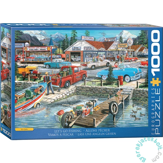 EuroGraphics 1000 db-os puzzle - Let's Go Fishing, Ken Zylla (6000-5868)