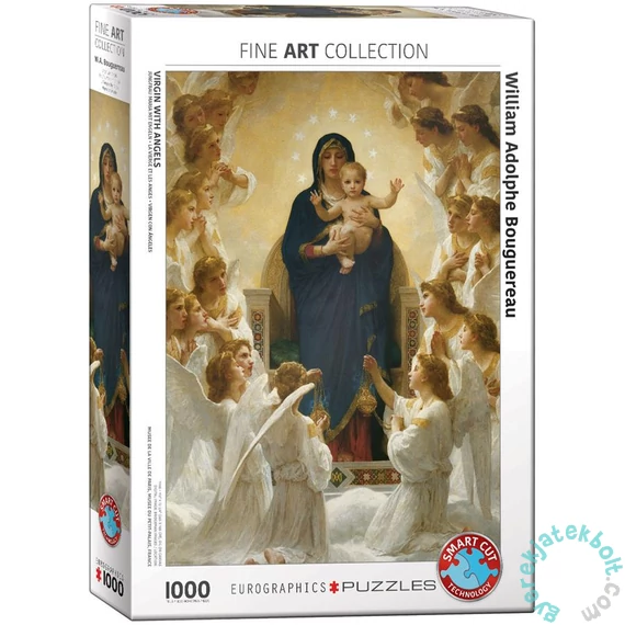 EuroGraphics 1000 db-os puzzle - Virgin with Angels, Bouguereau (6000-7064)