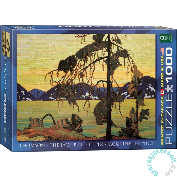 EuroGraphics 1000 db-os puzzle - The Jack Pine, Thomson (6000-7166)