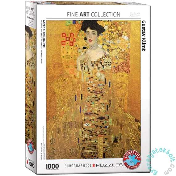 EuroGraphics 1000 db-os puzzle - Adele Bloch-Bauer I - Gustav Klimt (6000-9947)