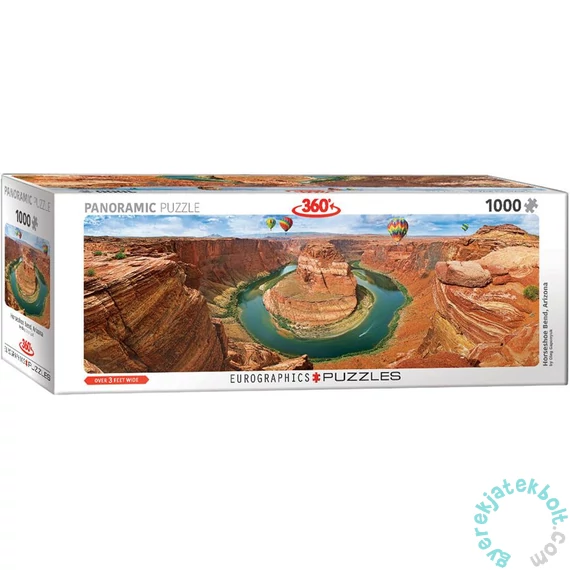 EuroGraphics 1000 db-os Panoráma puzzle - AirPano - Horseshoe Bend, Arizona (6010-5371)