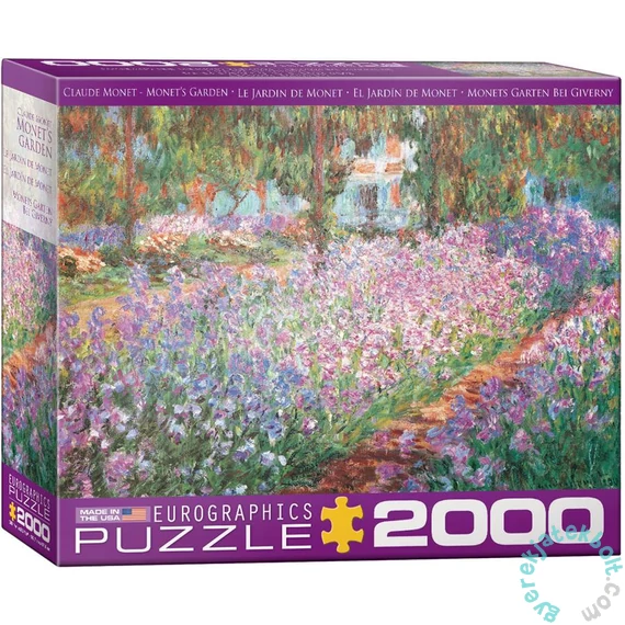 EuroGraphics 2000 db-os puzzle - Monet's Garden, Claude Monet (8220-4908)