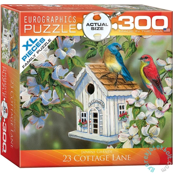 EuroGraphics 300 db-os XL puzzle - 23 Cottage Lane (8300-0601)