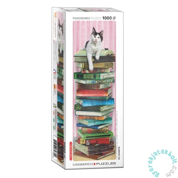 Eurographics 1000 db-os panoráma puzzle - Academic Cat (6010-5632)