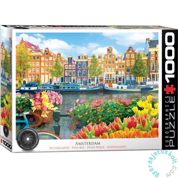 EuroGraphics 1000 db-os puzzle - Amsterdam, Netherlands (6000-5865)