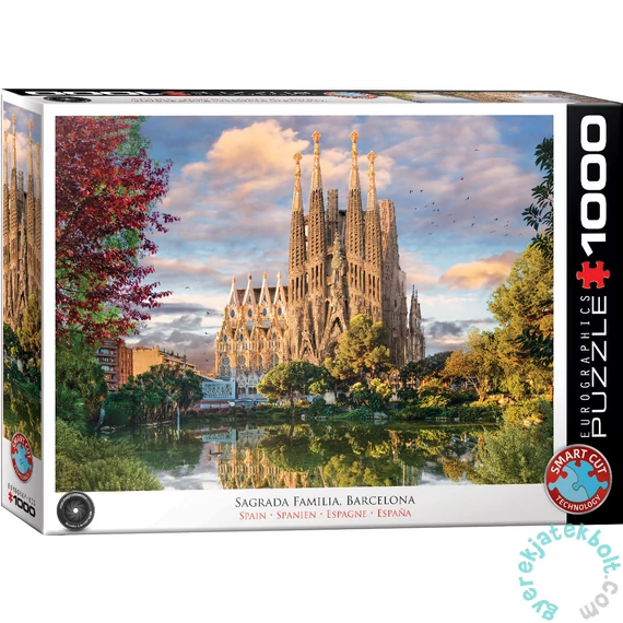 Eurographics 1000 db-os puzzle - Barcelona, Sagrada Familia (6000-6166)