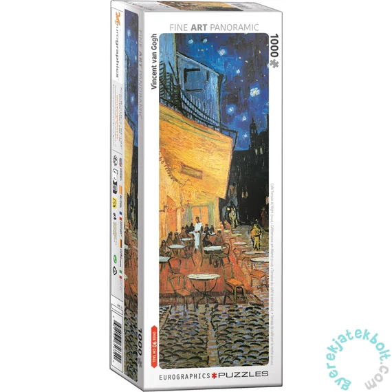 EuroGraphics 1000 db-os Panoráma puzzle - Café at Night by Van Gogh (6010-2301)