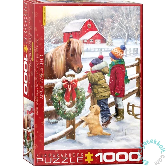EuroGraphics 1000 db-os puzzle - Christmas Pony (6000-5638)