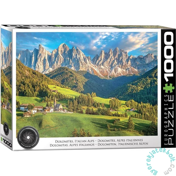 EuroGraphics 1000 db-os puzzle - Dolomites Mountains Alto Adige Italy (6000-5706)