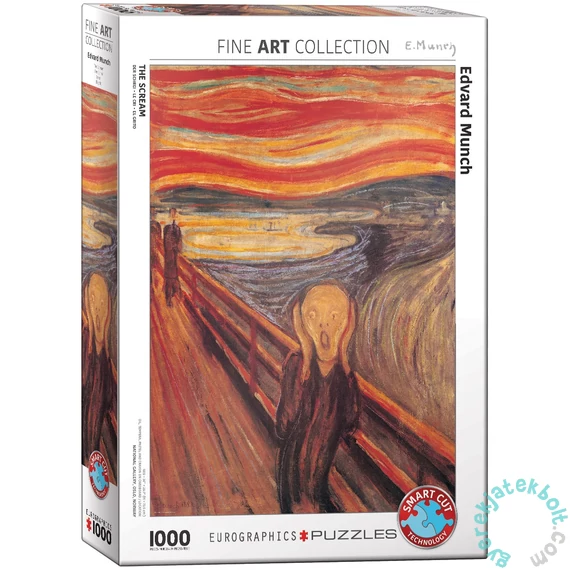 Eurographics 1000 db-os puzzle - Edvard Munch: Sikoly (6000-4489)