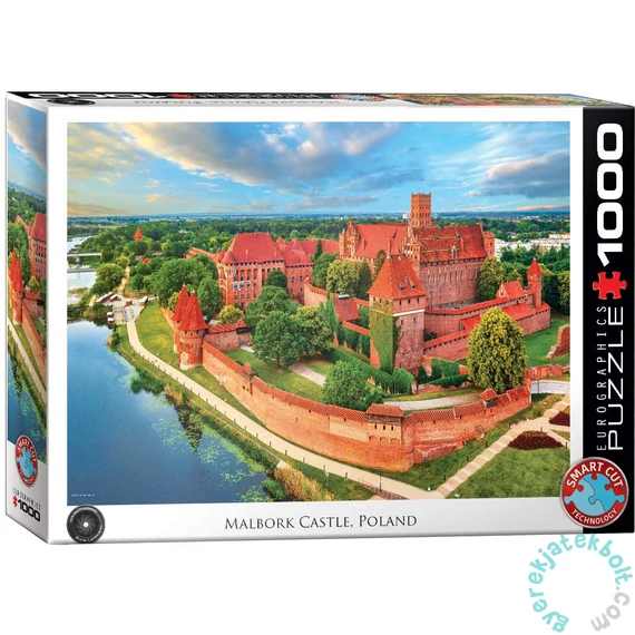 Eurographics 1000 db-os puzzle - Malbork Castle, Poland (6000-6173)
