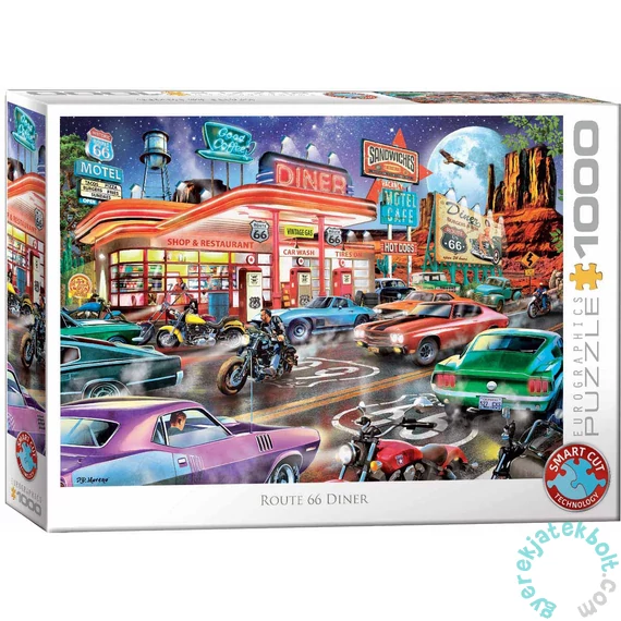 Eurographics 1000 db-os puzzle - Route 66 Diner (6000-6139)