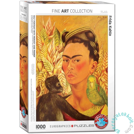 Eurographics 1000 db-os puzzle - Self Portrait with Monkey and Parrot (6000-6170)