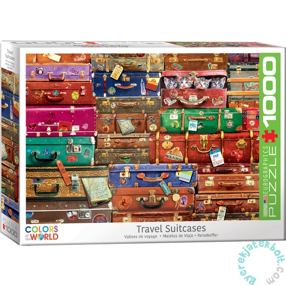 EuroGraphics 1000 db-os puzzle - Travel Suitcases (6000-5468)