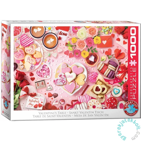 Eurographics 1000 db-os puzzle - Valentine's Table (6000-6114)