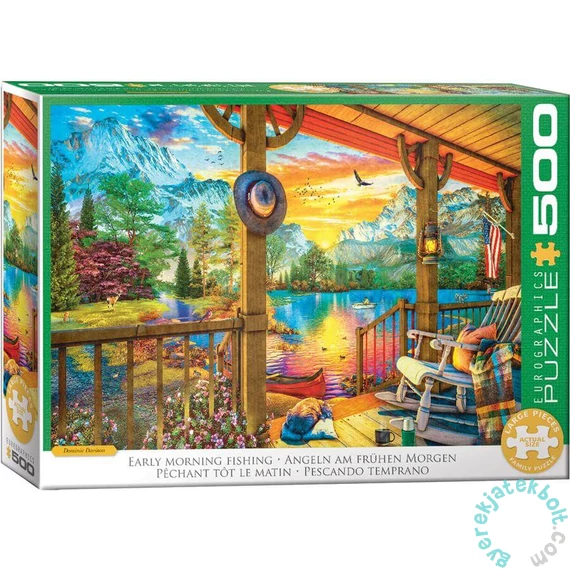 EuroGraphics 500 db-os puzzle - Early morning fishing (6500-5884)