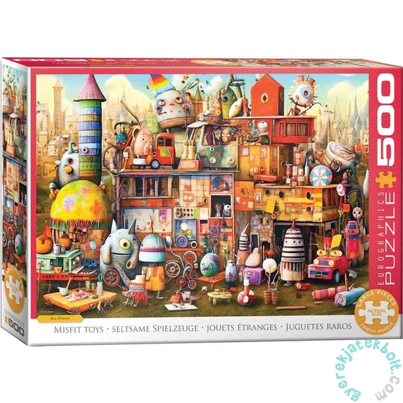 EuroGraphics 500 db-os puzzle - Misfit Toys by Ray Powers (6500-5909)