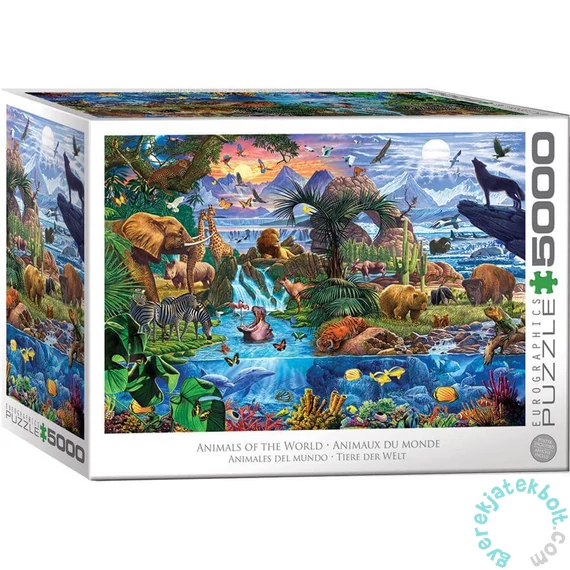 EuroGraphics 5000 db-os puzzle - Animals of the World (8520-5881)