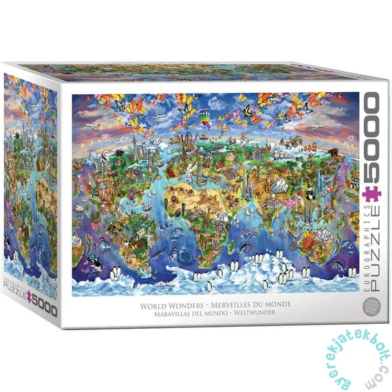 EuroGraphics 5000 db-os puzzle - World Wonders (8520-5880)