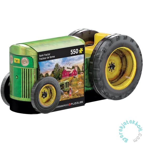 EuroGraphics 550 db-os puzzle fém dobozban - Vintage Tractor (8551-5780)