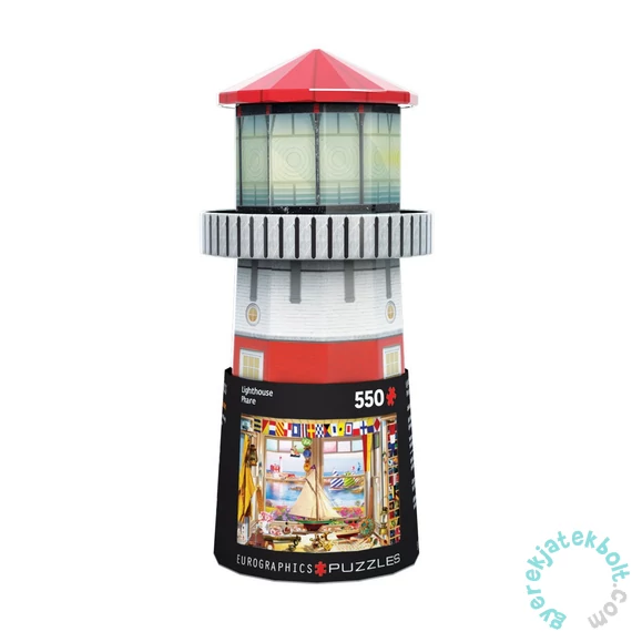 Eurographics 550 db-os puzzle  - Lighthouse fém dobozban (8551-5995)