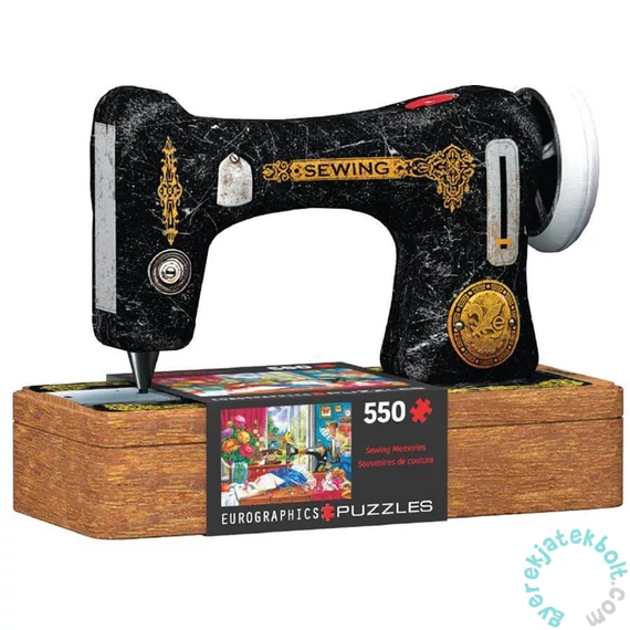 EuroGraphics 550 db-os puzzle fém dobozban - Sewing Machine Tin (8551-5861)