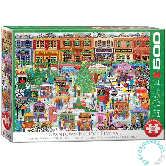 EuroGraphics 500 db-os puzzle - Downtown Holiday Festival (6500-5503)