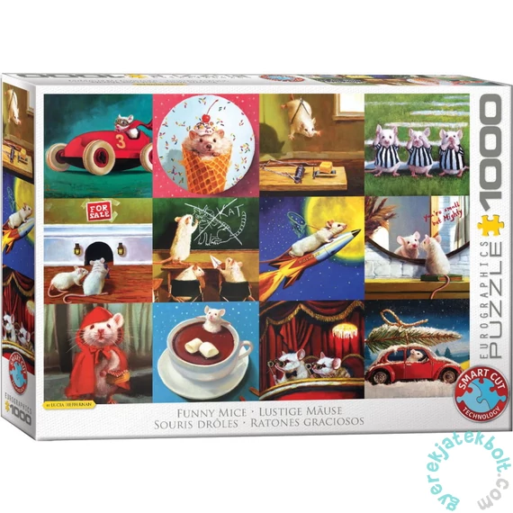 EuroGraphics 1000 db-os puzzle - Funny Mice (6000-5695)