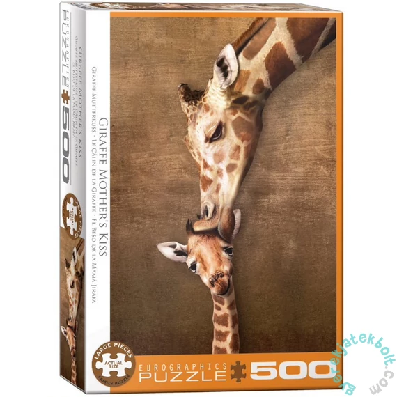 EuroGraphics 500 db-os puzzle - Giraffe Mother's Kiss (6500-0301)