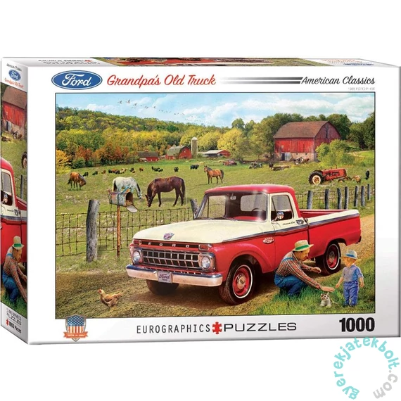 EuroGraphics 1000 db-os puzzle - Grandpa's Old Truck, Greg Giordano (6000-5467)