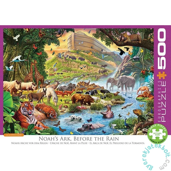EuroGraphics 500 db-os puzzle - Noah's Ark Before the Rain (6500-0980)
