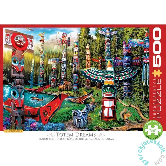 EuroGraphics 500 db-os puzzle - Totem Dreams (6500-5361)