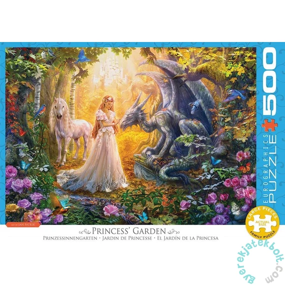 EuroGraphics 500 db-os puzzle - Princess' Garden (6500-5458)