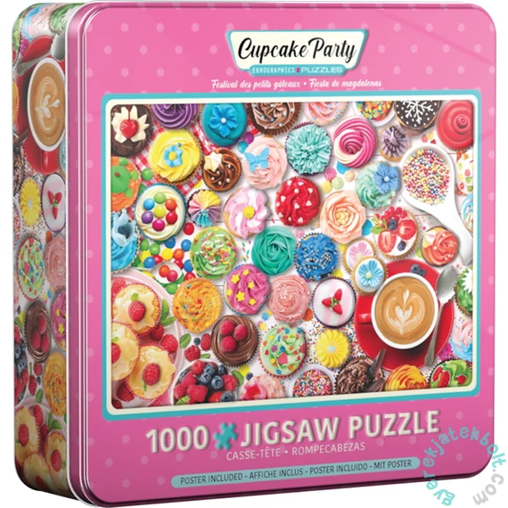 EuroGraphics 1000 db-os puzzle fém dobozban - Butterfly Rainbow (8051-5603)