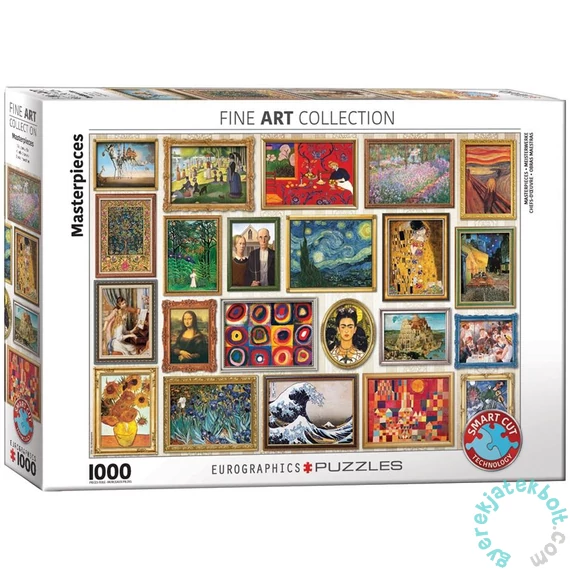 EuroGraphics 1000 db-os puzzle - Fine Art Collection - Masterpieces (6000-5766)
