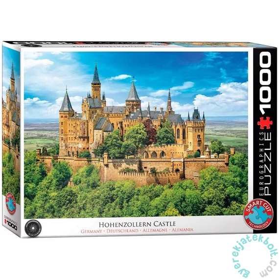 EuroGraphics 1000 db-os puzzle - Hohenzollern Castle, Germany (6000-5762)