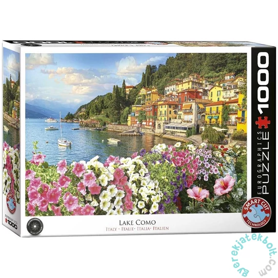 EuroGraphics 1000 db-os puzzle - Lake Como, Italy (6000-5763)