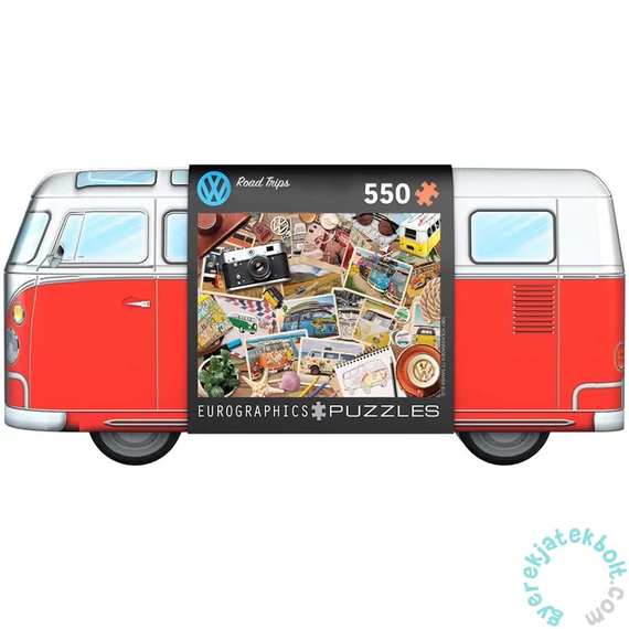 EuroGraphics 550 db-os puzzle - VW - Road Trips fém dobozban (8551-5576)