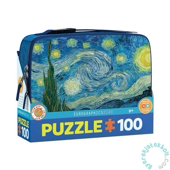 EuroGraphics 100 db-os puzzle - Van Gogh - Starry Night uzsonnás doboz (9100-1204)