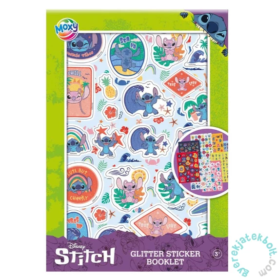  Disney - Stitch Glitter matrica könyv A/5 (700246)