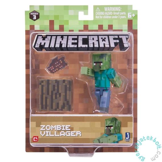 Minecraft gyűjthető figura - Zombi falusi (min16489)
