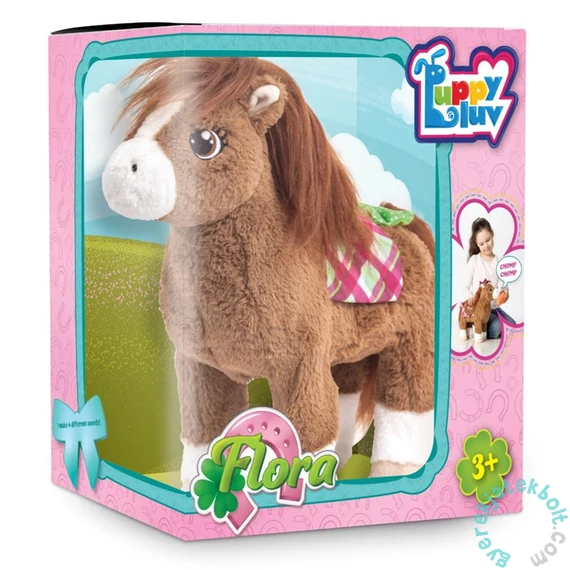 Flora póni interaktív plüss figura (DKO8124)