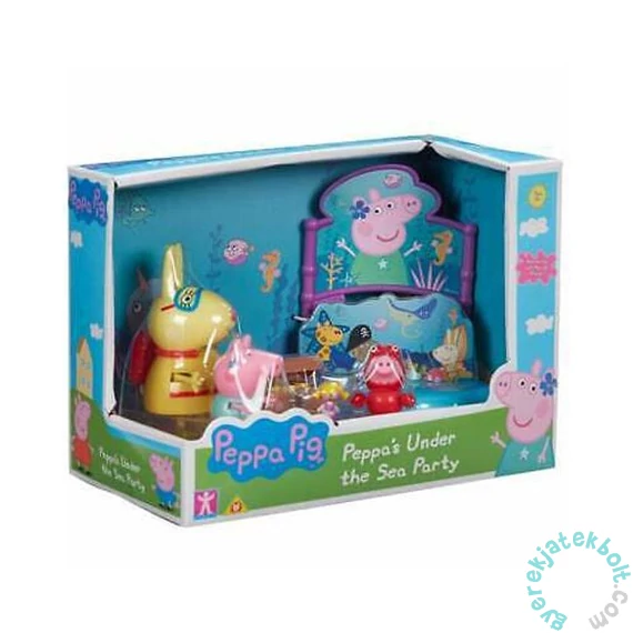 Peppa malac vízalatti játékszett - 3 figurával